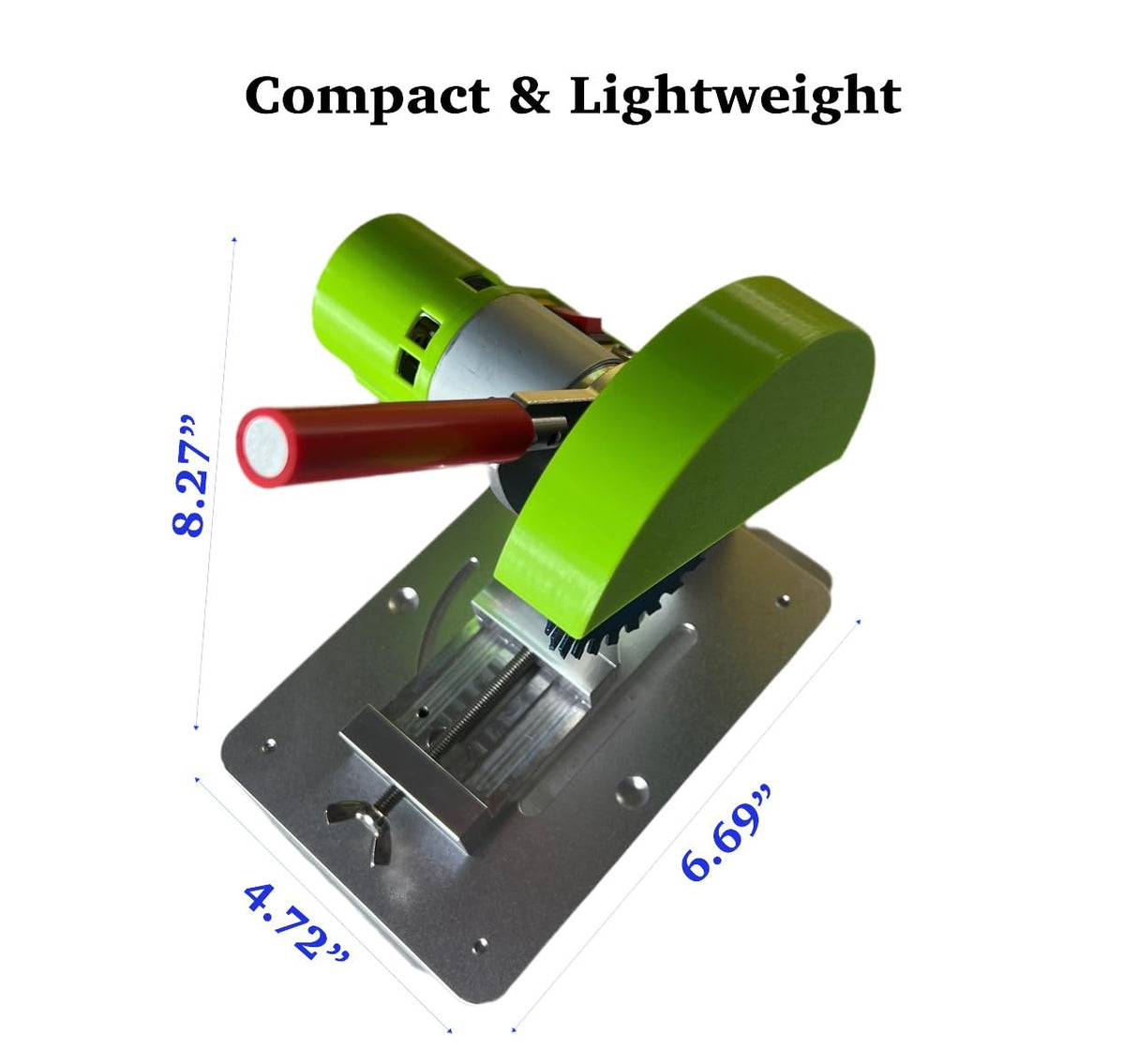 WQV Mini Miter Saw, 775 Motor Cut Off Mini Chop Saw, 4 inch Circular Saw with Angle Adjustable Vise & 3 Blades for Craftsman DIY Crafts Hobby PVC Metal Wood Cutting, Adjustable Speed WQV