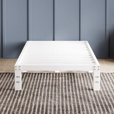 Avenco Metal Platform Bed Frame Twin Size 12 Inch – Noise Free Quiet Design, Heavy Duty Steel Support, Under Bed Storage, Easy Assembly, No Box Spring Needed