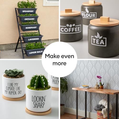 Cricut Value Permanent Vinyl - 50ft Rainbow Sampler, 12in x 12in Sheets (50 Count) Cricut