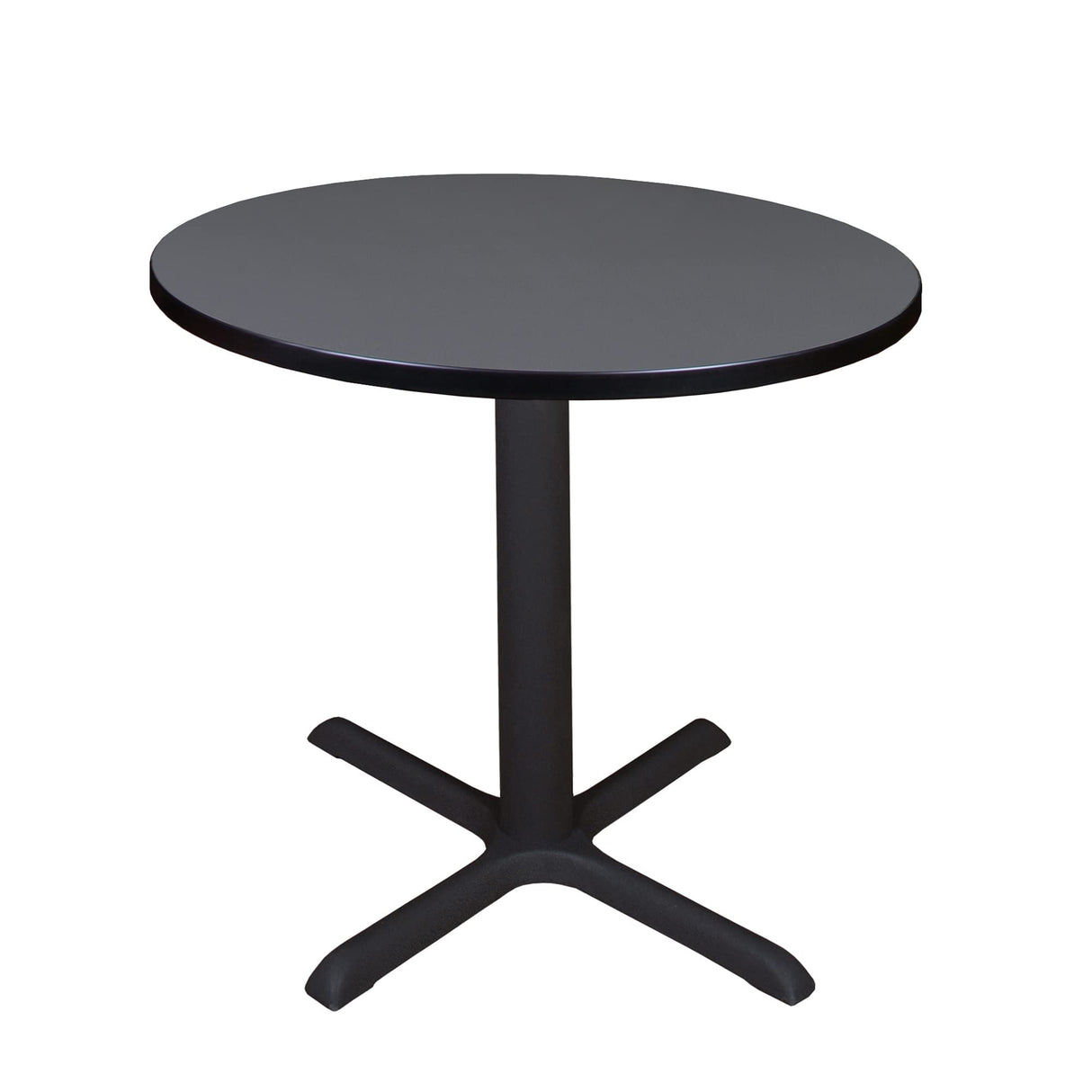 Cain 30" Round Breakroom Table- Grey Regency