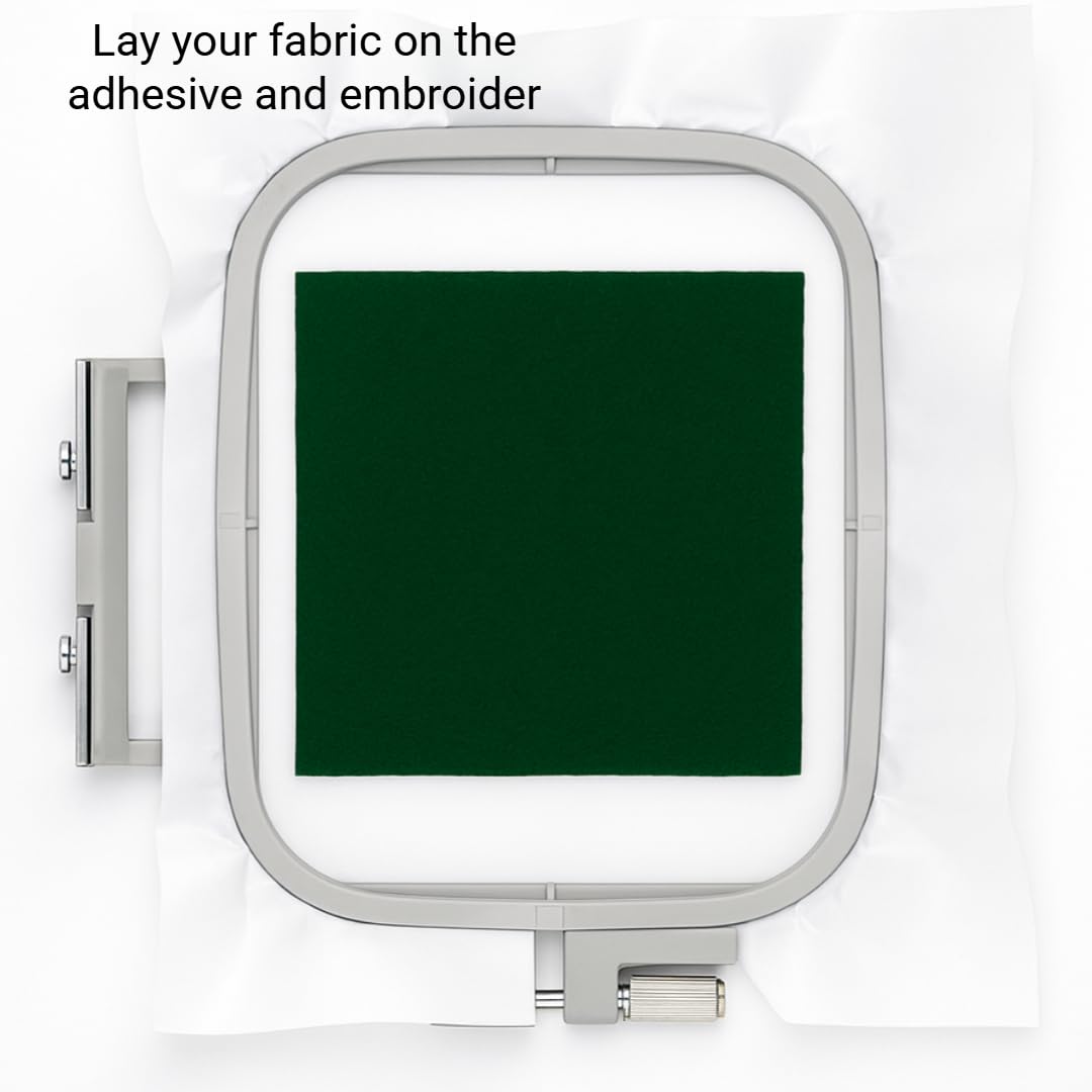 HBI H.B.I. PRODUCTS H.B.I. Peel & Stick Tear Away Embroidery Stabilizer, 12" x 10 Yards HBI H.B.I. PRODUCTS