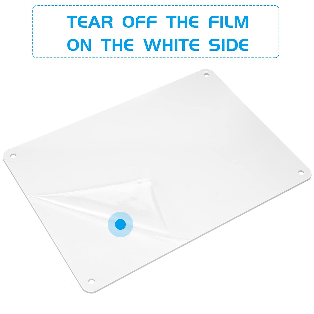 Hotop 2 Pieces Sublimation Aluminum Signs Blank White Metal Signs 4 Holes Heat Transfer Blank Metal Signs with 8 Nails for Party Graduation Birthday Garden DIY Crafts, 0.03 Inch Thick (7 x 10 Inches) Hotop