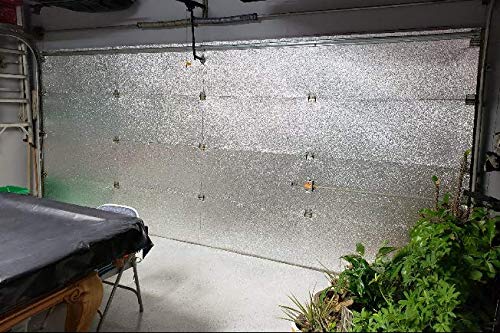 USA ENERGY PRODUCTS 2 Car Reflective Foam Core FOIL (Non Fiberglass) 18x7 18x8 Double 2 Car Garage Door Insulation (R Value 8.5) Fits 16x7 16x8 17x7 17x8 18x7 18x8 Garage Doors) US Energy Products