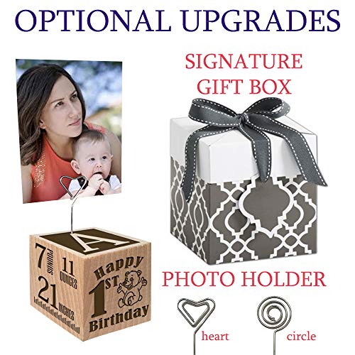 Baby's First Easter Gift 2024 - Personalized Block Easter Gift Custom Engraved Wooden Baby Block for Boy and Girl Choose Image Easter Basket Bunny Egg He is Risen My First Easter Cross Glitzby