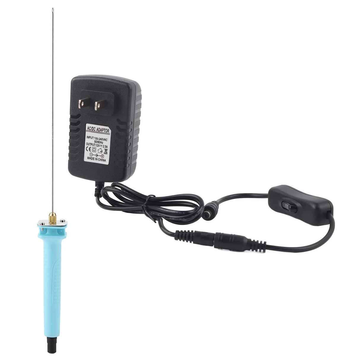 30W 25cm Foam Cutter,Electric Hot Wire Cutter Foam Polystyrene Heat Cutting Engraving Pen 100v-240v(U.S. regulations) Walfront