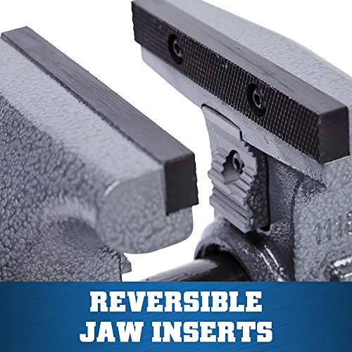Wilton Tradesman Bench Vise, 4-1/2" Jaw Width, 3-1/2" Max Jaw Opening, 3-1/4" Throat (Model 1745) Wilton