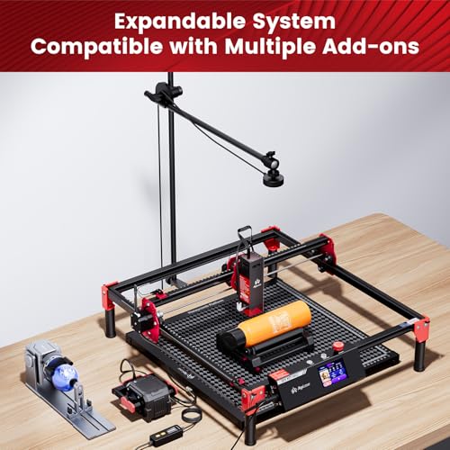 AlgoLaser 10W Laser Engraver Machine - Laser Engraver/Cutter with 3.5" Smart Touchscreen & AlgoOS System, 12000mm/min Speed, 0.05mm Laser Spot, Laser Engraving for Metal, Wood, Glass & Leather AlgoLaser