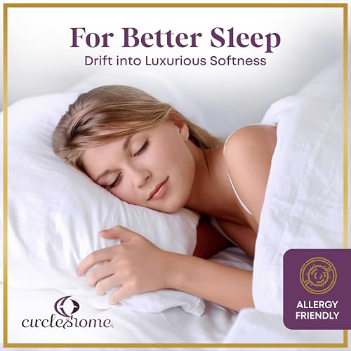 CirclesHome Hotel Collection Twin XL Size Hybrid Mattress Protector & Pad - Extra Padded, Thick, Plush, & Fitted Mattress Topper for Bed - Comfortable Pillow Top Mattress Cover CIRCLESHOME