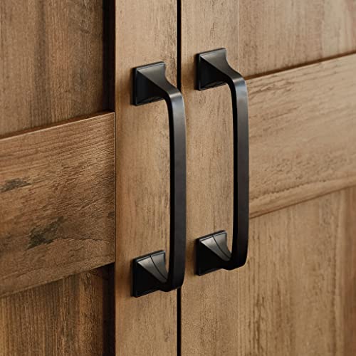 Sauder Miscellaneous 2-Door Swing Out Storage Pantry Cabinet, L: 32.17" x W: 17.13" x H: 72.09", Rural Pine Finish Sauder