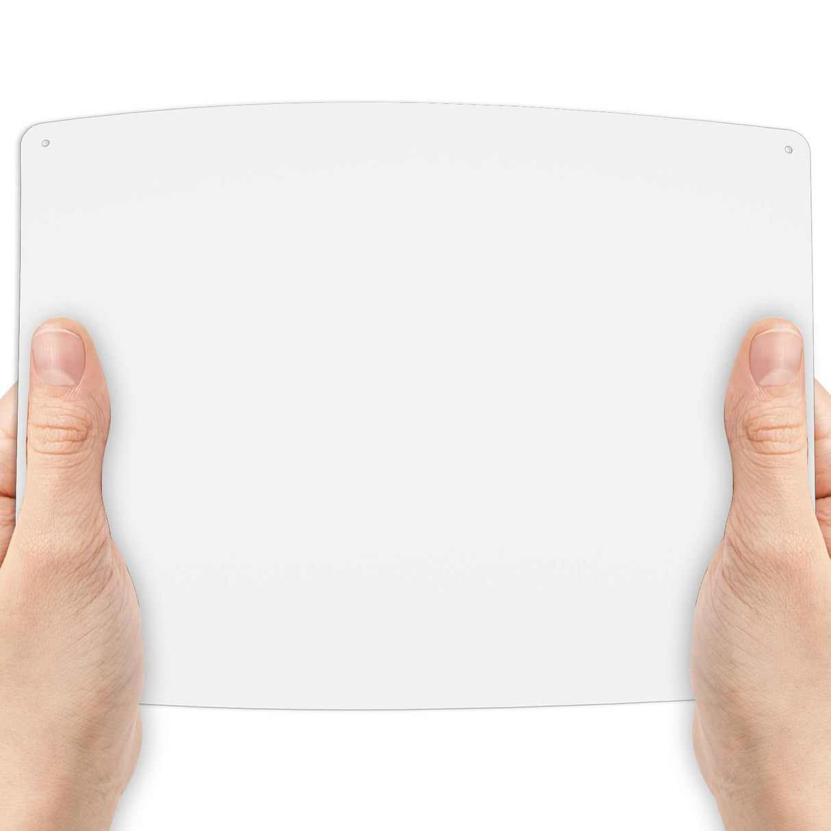 MUXYH 4 Pack White Sign Blanks, 14 x 10 Inches, Sturdy Rust Free Aluminum Metal Signs White Color Blank Sign, Waterproof, Easy Mounting, Indoor or Outdoor Use MUXYH