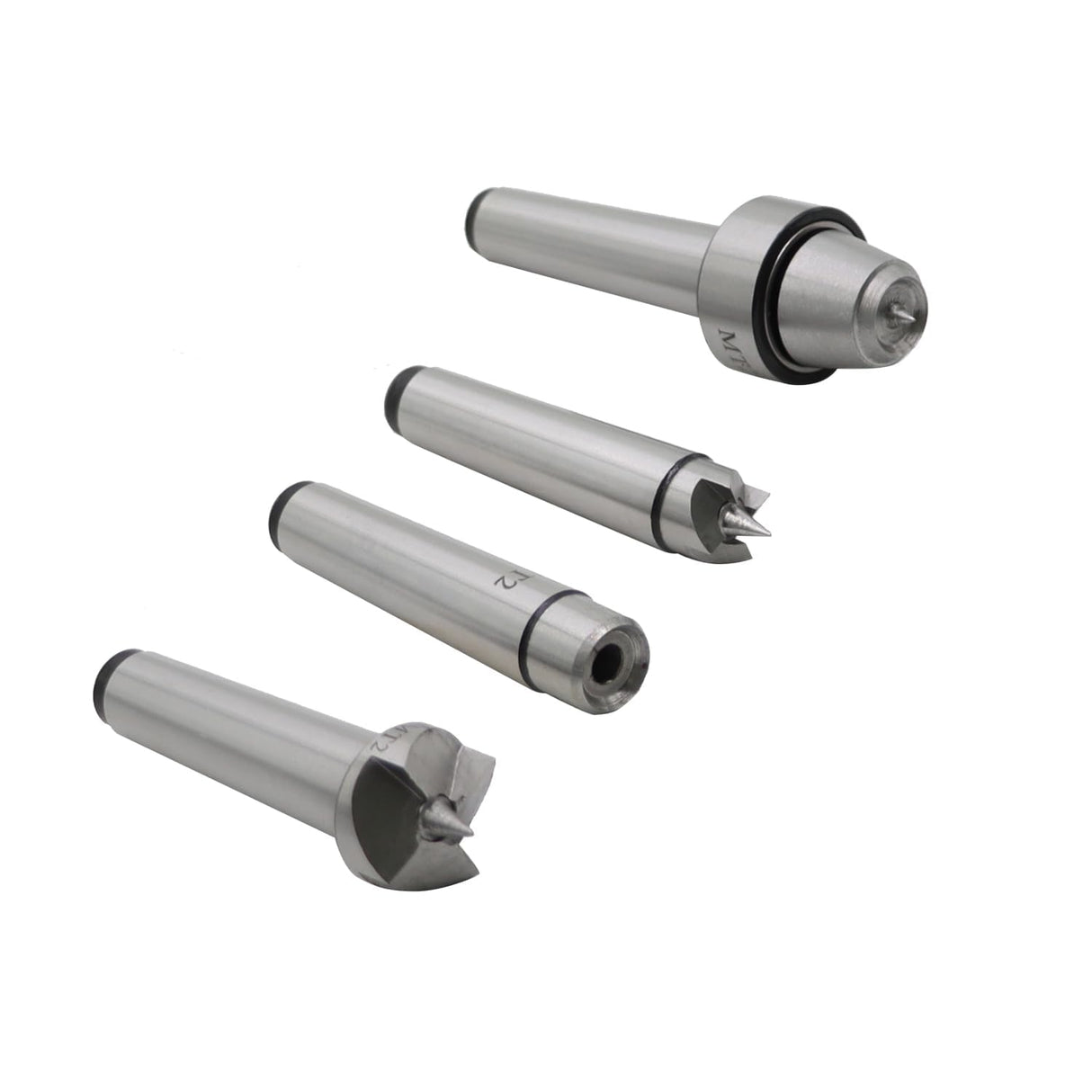 Nakkaa 4pcs Drive Spur Cup Kit Arbor Woodworking,MT2 Wood Lathe Live Center Set Nakkaa