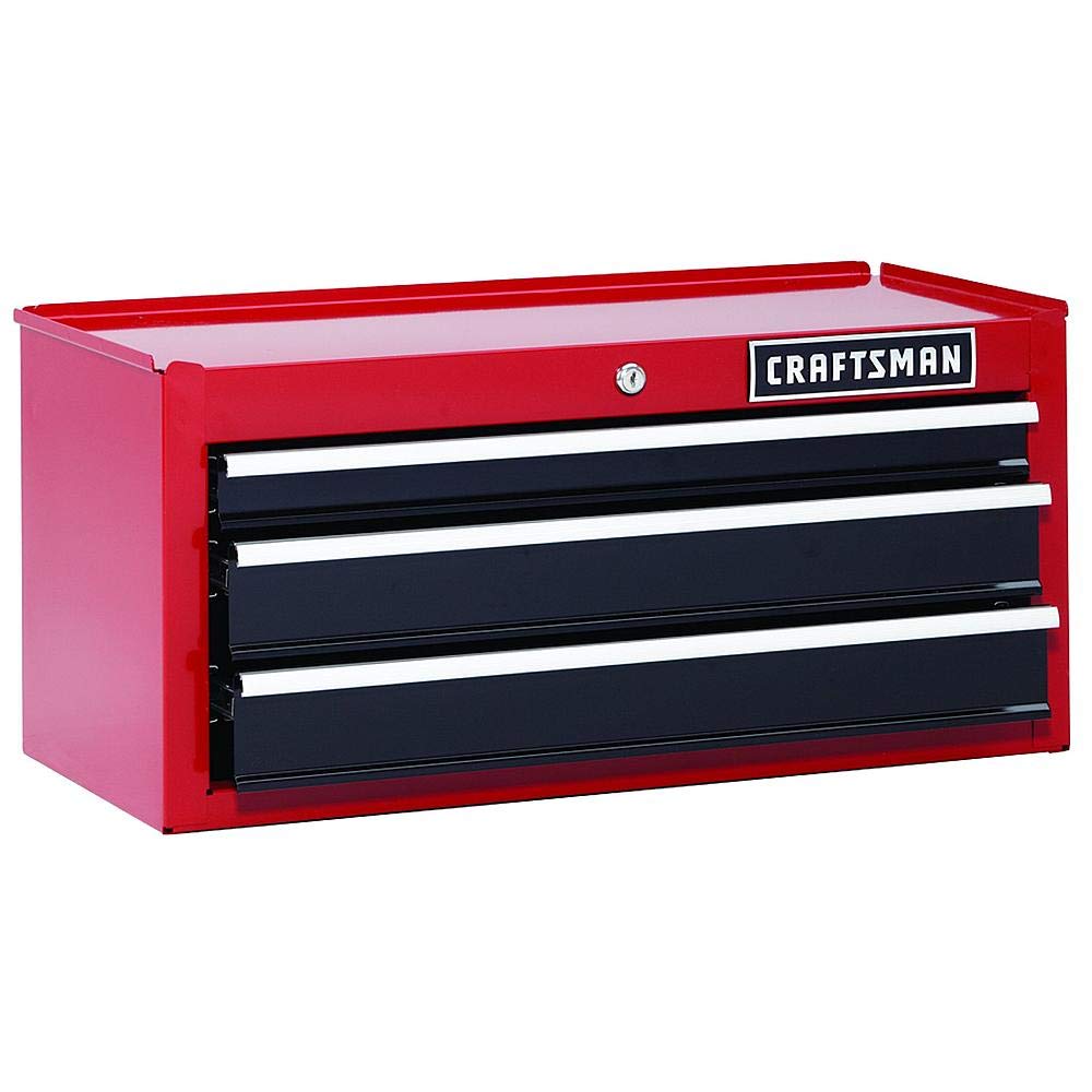 Craftsman 26" in 3-Drawer Steel Heavy-Duty Middle Tool Chest Box Storage Cabinet CRAFTSMAN