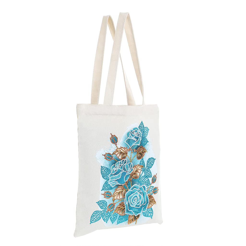 JGA JOGGING ARM 5D DIY Diamond Painting Cotton Canvas Tote Reusable Shopping Bags Art Handwork Handbags for Women Daily Organization JGA JOGGING ARM