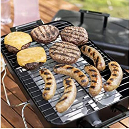 Duke Grills Omaha Go Anywhere Portable Gas Grill - Mini BBQ Propane Grill for Camping, RV, Tailgate - Cooks 8 hamburgers at once - Long Life Steel - Foldable Legs Duke Grills