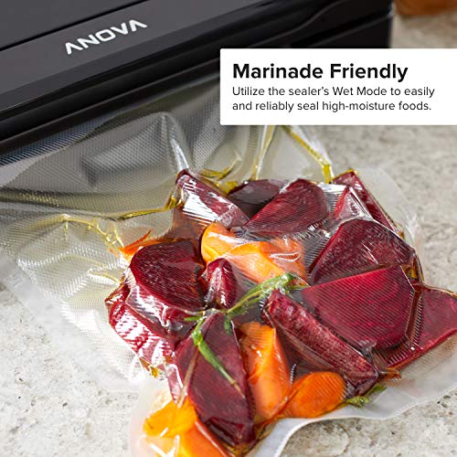 Anova Culinary Precision Vacuum Sealer Pro, Includes 1 Bag Roll, For Sous Vide and Food Storage, black, medium Anova Culinary