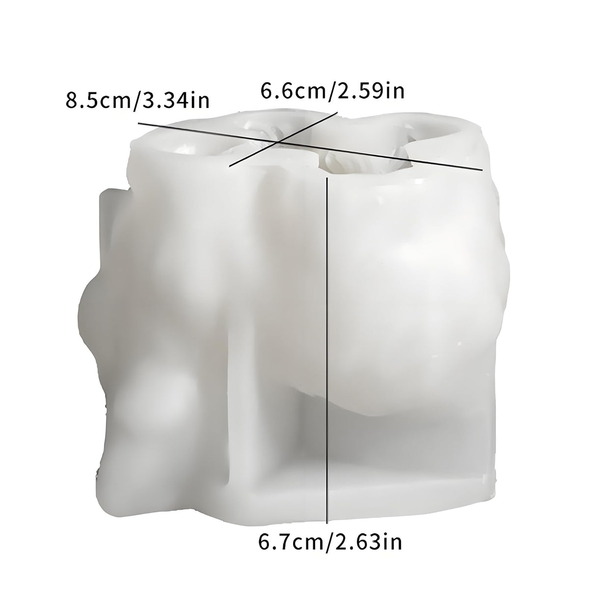 Wehous Highland Cow Silicone Molds, 3D Cow Resin Candle Soap Molds, Unique Animal Mold for Chocolate Fondant Cake Decorating, Keychain Jewelry Pendant Car Freshie Wall Hanging Mold Art Craft Decor Wehous