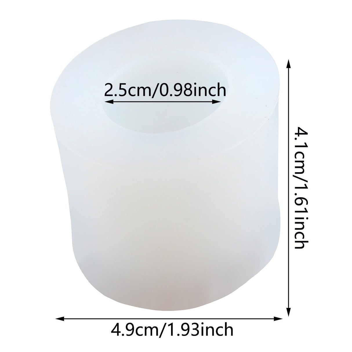 XIAOSHUI Jar Candle Mold Bee Honey Jar Silicone Mold for Making Candle Resin Pillar Aromatherapy Gypsum Candles Wax Clay Craft XIAOSHUI