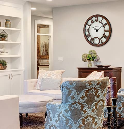Bulova Clocks Model C4887 Beacon Hill, Walnut Bulova