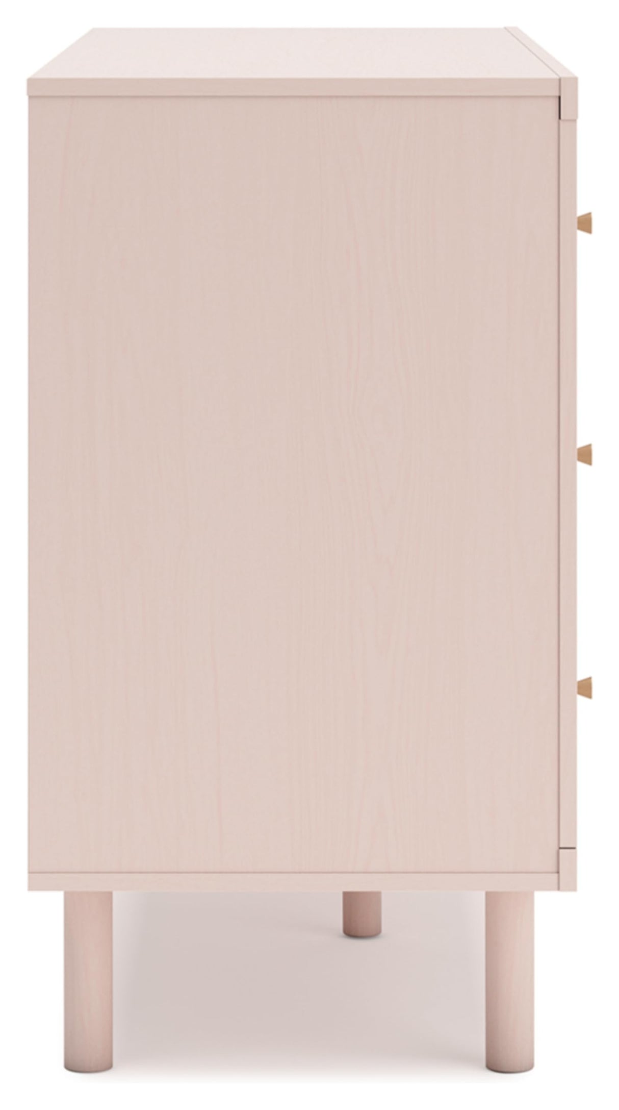 Signature Design by Ashley Wistenpine Modern 6-Drawer Dresser with Safety Stop, Pink Signature Design by Ashley