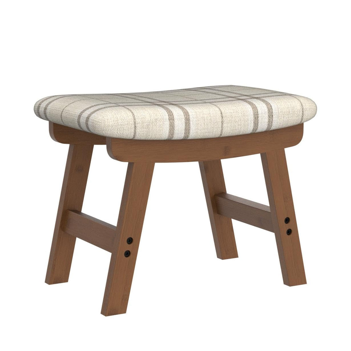 viewcare Foot Stools Ottoman, Small Foot Stool Ottoman, and Footstool, Wooden Foot Stool, Sofa Footrest Extra Seating for Living Room Entryway Office viewcare