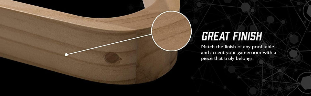 Viper Billiard/Pool Table Accessory: 8-Ball Rack, Hardwood Triangle, Holds Standard 2-1/4" Sized Balls Viper