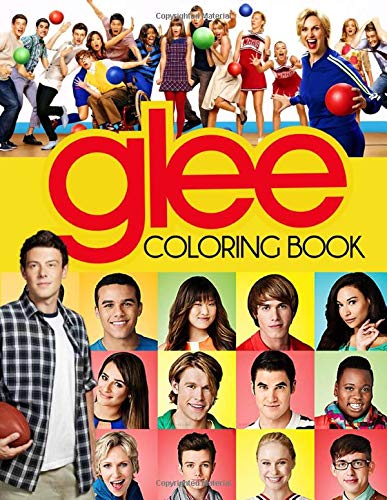 Glee Coloring Book: A Fabulous Coloring Book For Adults. An Amazing Book For Glee Fans To Relax And Deal With Stress WoodArtSupply
