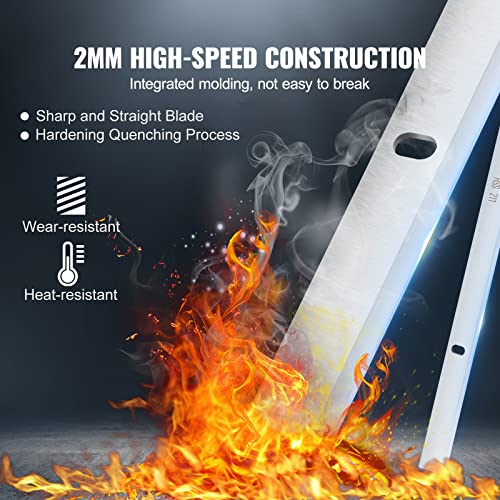 VEVOR Thickness Planer Blades Knives, 13-inch 2 mm Thickened High Speed Steel Replacement HRC55-60 Hardness, Suit for VEVOR 13-inch/12.5-inch Benchtop Planer, Set of 3 VEVOR