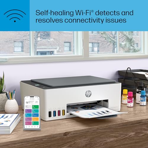 HP Smart Tank 5101 Wireless All-in-One Ink Tank Printer with 2 years of ink included,Print, scan, copy, Best-for-home, Refillable ink tank (1F3Y0A) HP