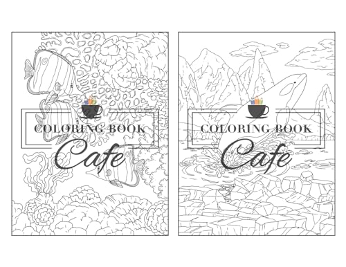 Ocean Life Coloring Book for Adults: Beautiful Ocean Wildlife Designs with Whales, Dolphins, Turtles, Tropical Fish and More WoodArtSupply