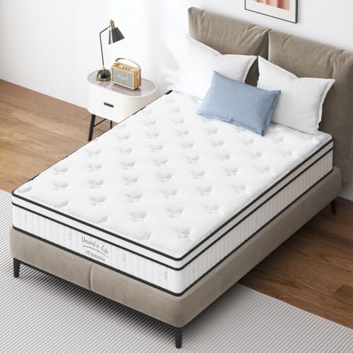 10 Inch King Size Mattress, New Hybrid Mattress in a Box, Cooling Gel Memory Foam King Bed Matress w/Motion Isolation, CertiPUR-US Certified, Medium Firm, RV Mattresses (10'') Majnesvon
