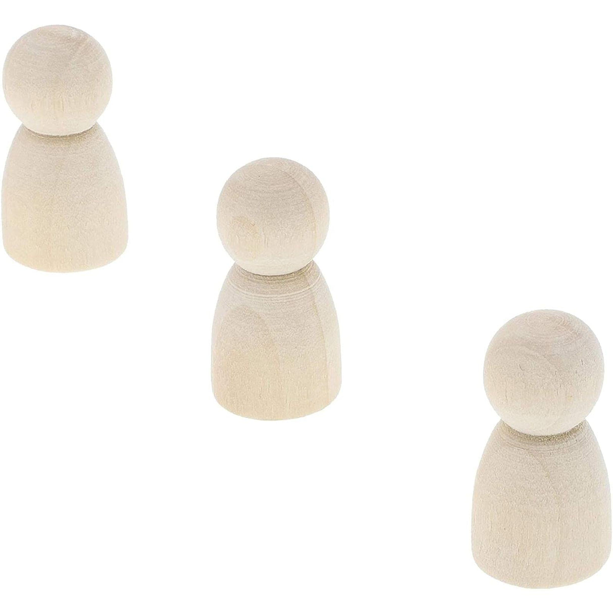 Bright Creations Wood Peg Dolls, Wooden Figures (1.1 Inch, 50-Pack) Bright Creations