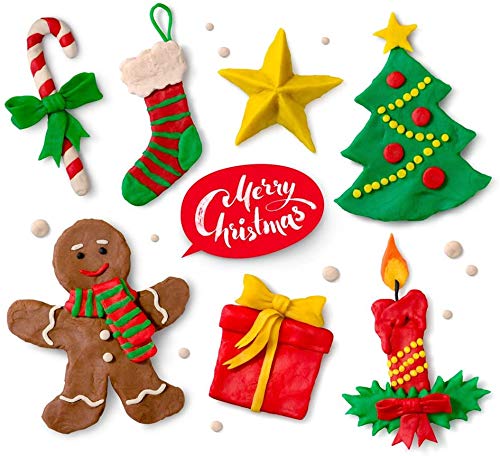 CiaraQ Small Modeling Clay Set, 32 Colors Safe & Non-Toxic Oven Bake Polymer Clay Starter Kit for Kids/Beginners CiaraQ