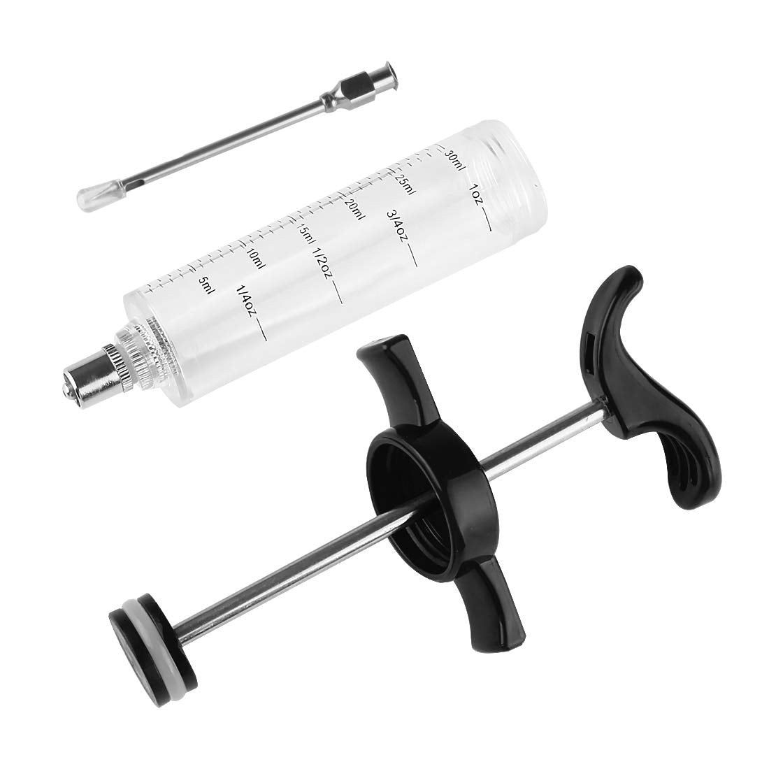 Andux 30ml Meat Injector Kitchen Marinade Syringe with Stainless Steel Needle 09-ZSQ-001 (Black) Andux