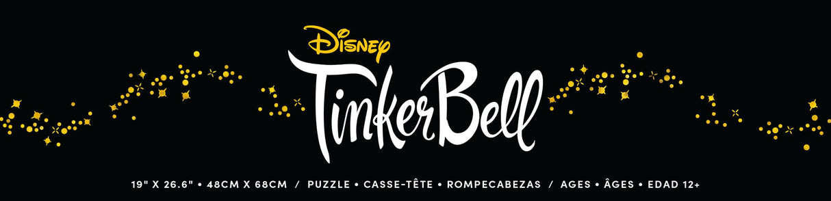 Ceaco - Disney - Tinker Bell - Pixies Rule - 500 Larger Sized Piece Jigsaw Puzzle Ceaco