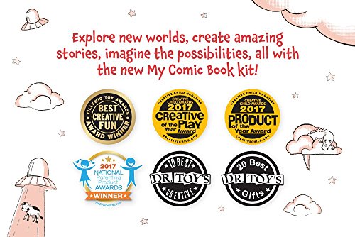 Lulu Jr. My Comic Book Making Kit, Multicolor, 6.75" x 10.25" Lulu Jr.