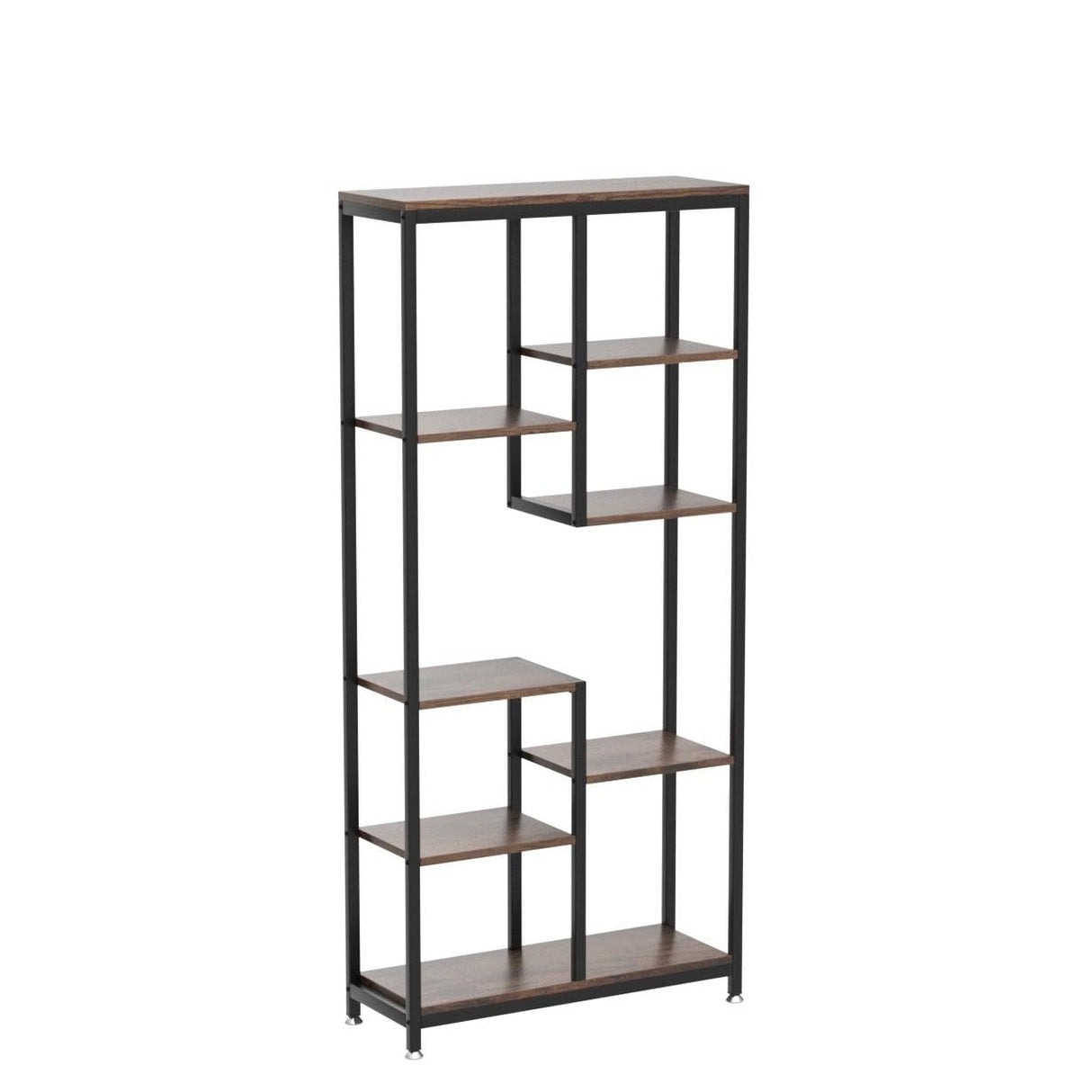Tribesigns 6-Tier Tall Bookshelf Bookcase, Industrial 8-Shelf Open Bookcase Storage Display Book Shelves for Living Room, Home Office Tribesigns