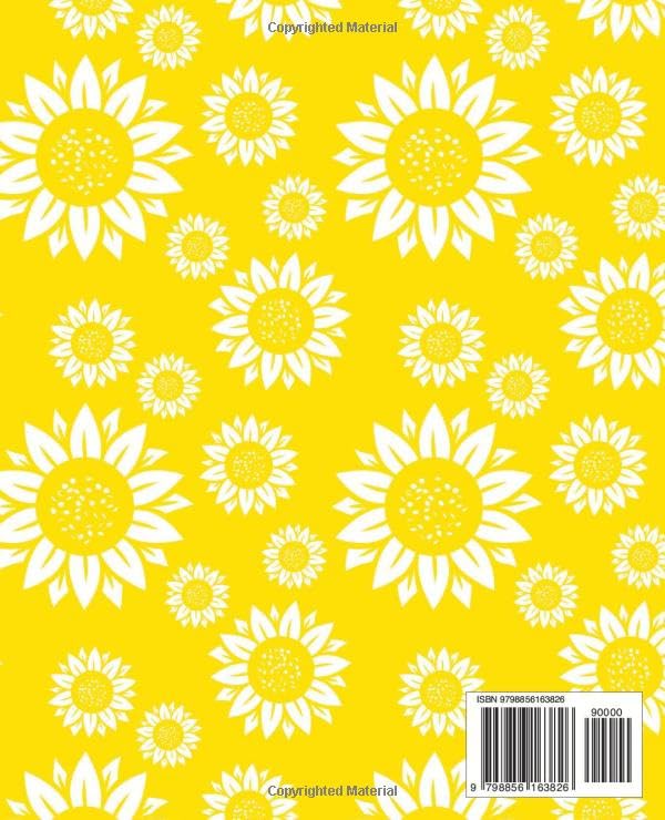 Boho Sunflower - Adult Coloring Book - Yellow: 49 Unique Designs Majosta