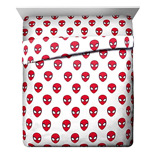 Jay Franco Marvel Spiderman Spidey Daze 5 Piece Queen Bed Set - Includes Reversible Comforter & Sheet Set Bedding - Super Soft Fade Resistant Microfiber (Official Marvel Product) Jay Franco