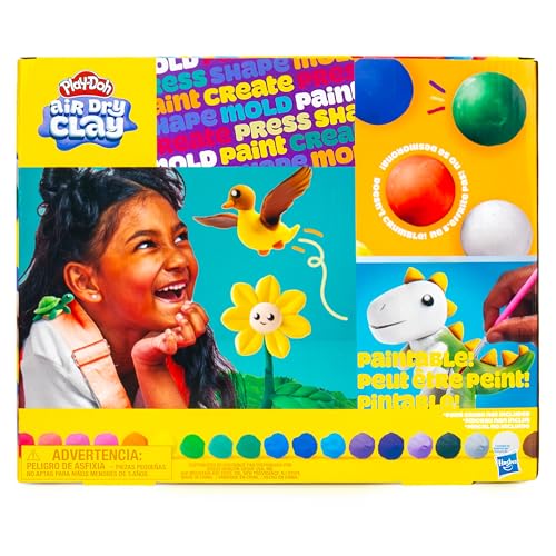 Play-Doh Air-Dry Clay Scented Variety Pack, Air Dry Clay for Kids, Modeling Clay for Kids, Arts & Crafts Gift, Craft Supplies, Molding & Sculpting Clay Play-Doh