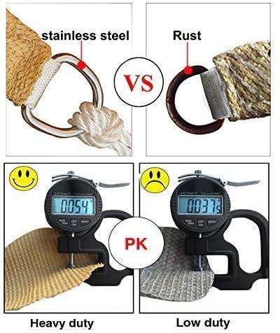 Patio Sun Shade Sail Canopy, 16' x 18' Rectangle Shade Cloth Outdoor Cover - Sunshade Fabric Awning Shelter for Pergola Backyard Garden Carport (Sand) COCONUT