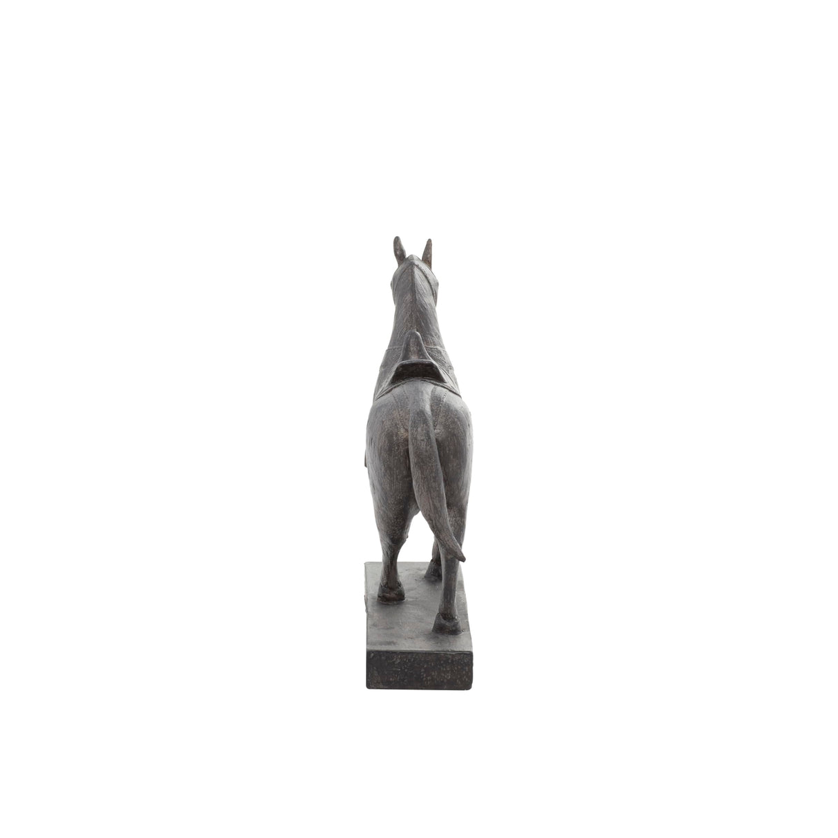 Deco 79 Polystone Horse Decorative Sculpture Home Decor Statue, Accent Figurine 9" x 3" x 9", Brown Deco 79