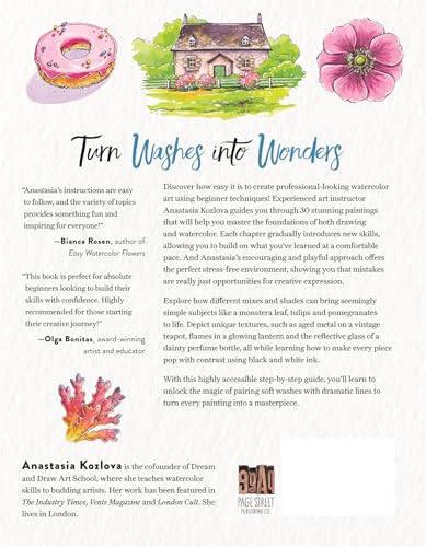 Ink and Watercolor: Learn to Create Quick, Stylized Sketch Paintings in 30 Days WoodArtSupply