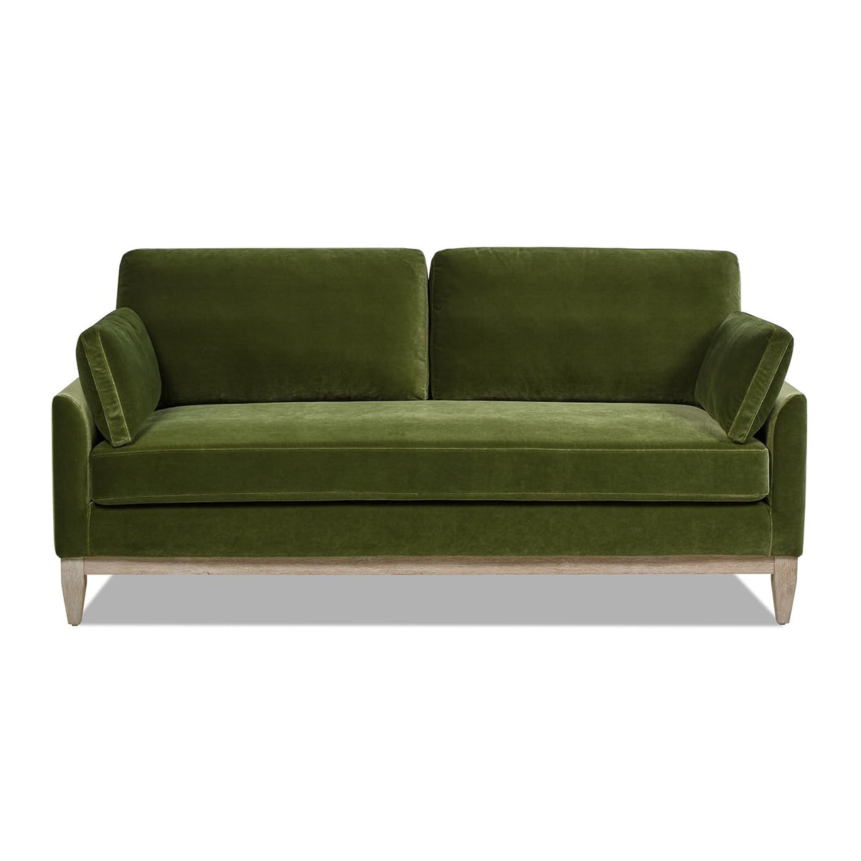 Jennifer Taylor Home Pasadena 75.5" Modern Farmhouse Sofa, Olive Green Performance Velvet Jennifer Taylor Home