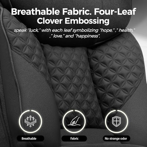 GTRACING Big and Tall Office Chair 400LBS Wide Ergonomic Fabric Deluxe Embossing Designed Gaming Chair with Foot Rest,150°Reclining Adjustable Armrests Pocket Spring Back Support and Pillow GTRACING