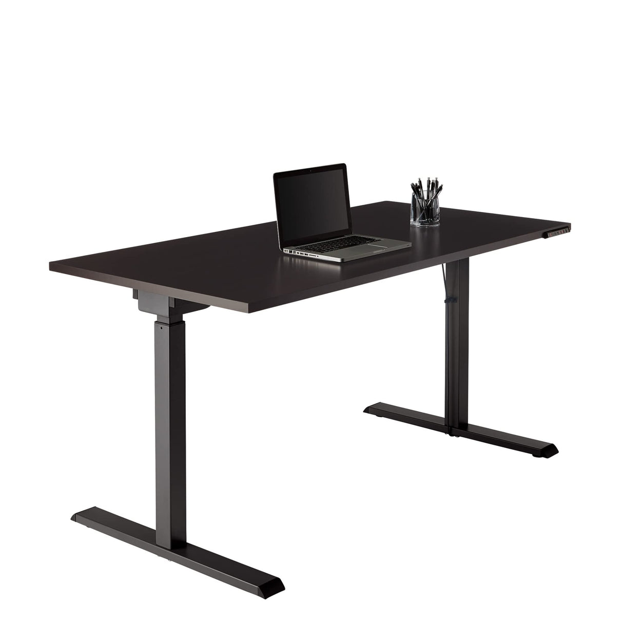 Realspace® Magellan Performance Electric 60" W Height-Adjustable Standing Desk, Espresso Realspace