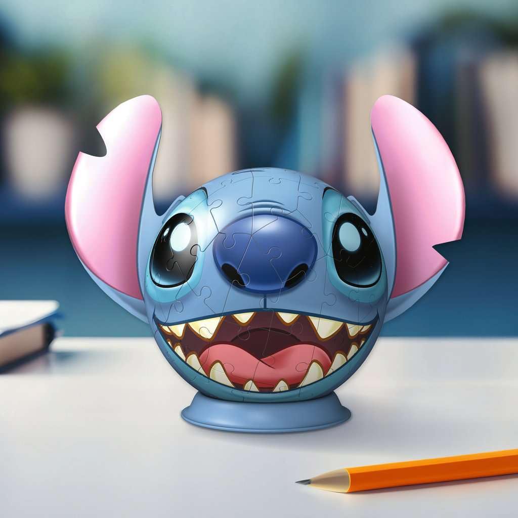 Ravensburger Puzzle-Ball Disney Stitch 72 Pieces Jigsaw Puzzle for Kids - Every Piece is Unique, Pieces Fit Together Perfectly Ravensburger