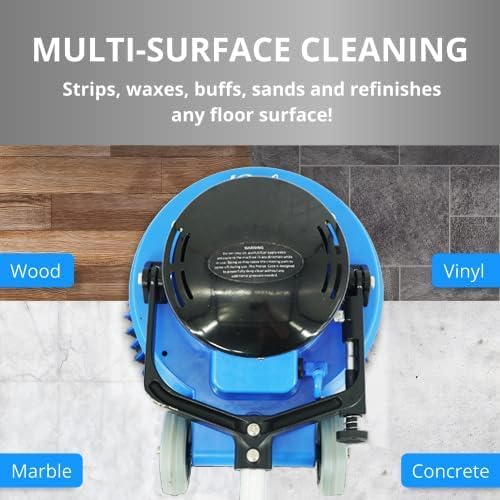 Prolux Core Heavy Duty 15 inch Floor Buffer Scrubber and Polisher Cleaning Machine - All floor surfaces Prolux
