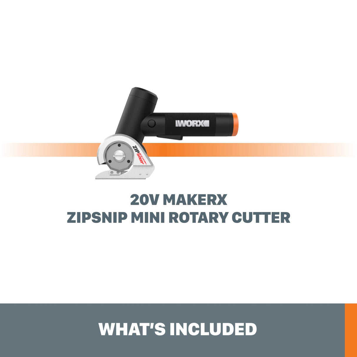 Worx 20V MAKERX WX745L.9 ZipSnip Mini Rotary Cutter (Tool Only) WORX