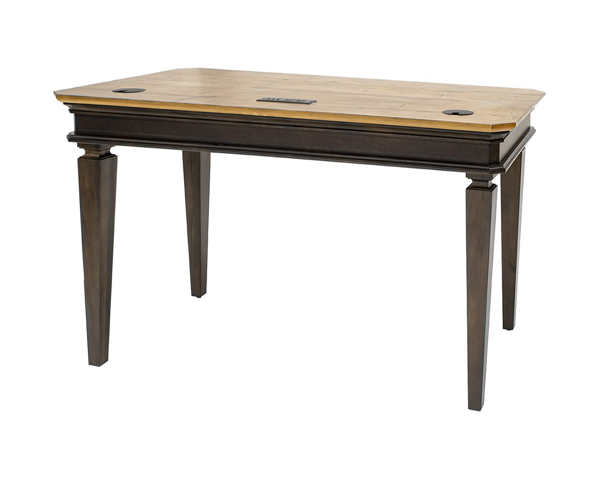 Martin Furniture IMSA384 Executive, Writing Table, Office Desk, Brown Martin Furniture