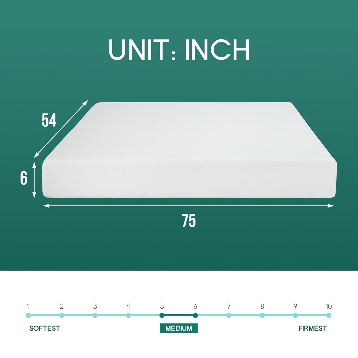 PayLessHere 6 Inch Full Gel Memory Foam Mattress Fiberglass Free/CertiPUR-US Certified/Bed-in-a-Box/Cool Sleep & Comfy Support PayLessHere